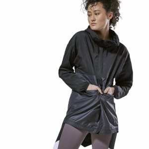 Reebok Training Supply Jacke Damen - Schwarz - DE 809-PEO